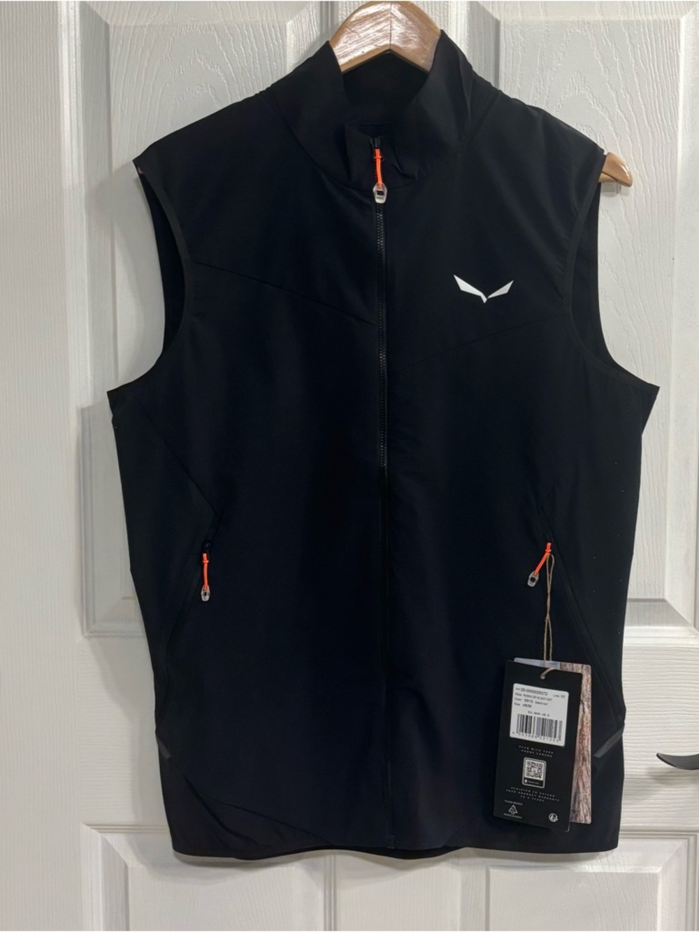 NWT Salewa Nylon Pedroc DST M Light Vest Sz Med Black Out Hiking Gorpcore